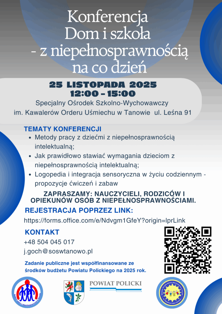 Konferencja - Dom i szkoła - z niepełnosprawnością na co dzień.