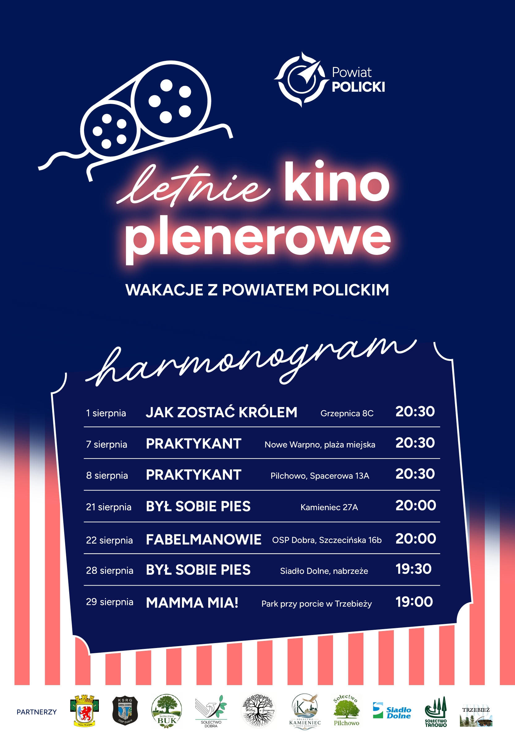 Kino letnie plakat