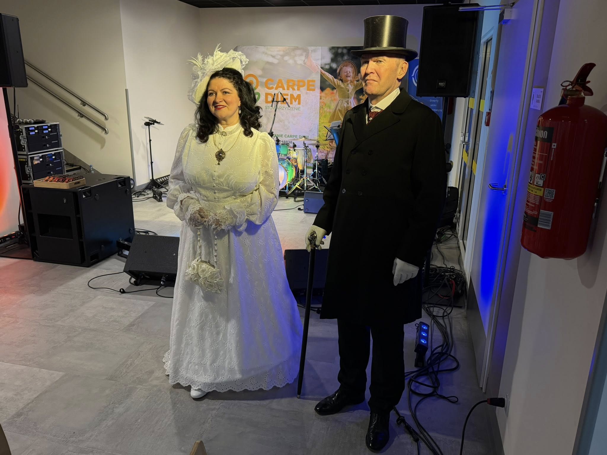 Przygotowania do występu