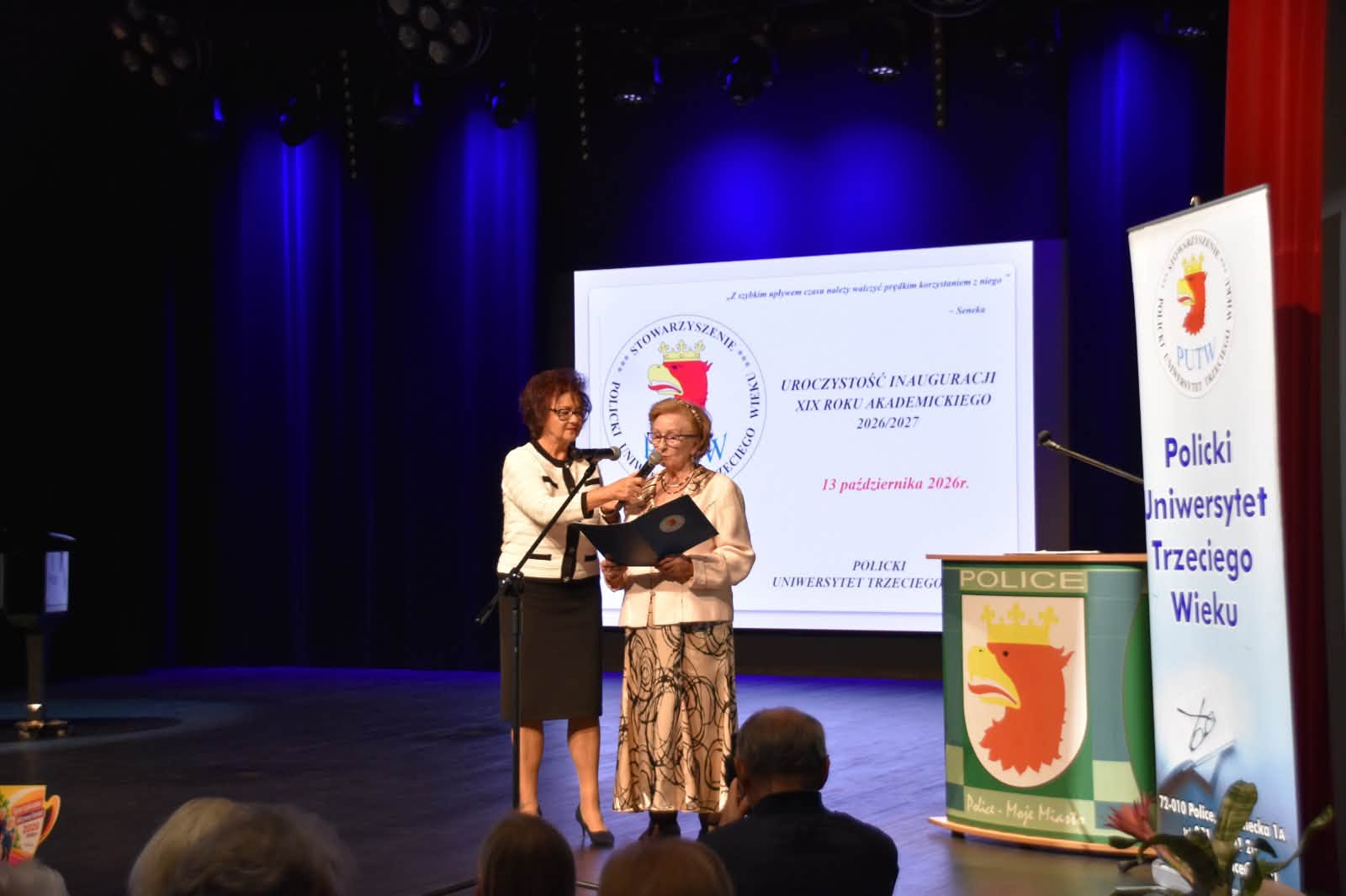 Inauguracja roku akademickiego Polickiego Uniwersytetu Trzeciego Wieku w Policach