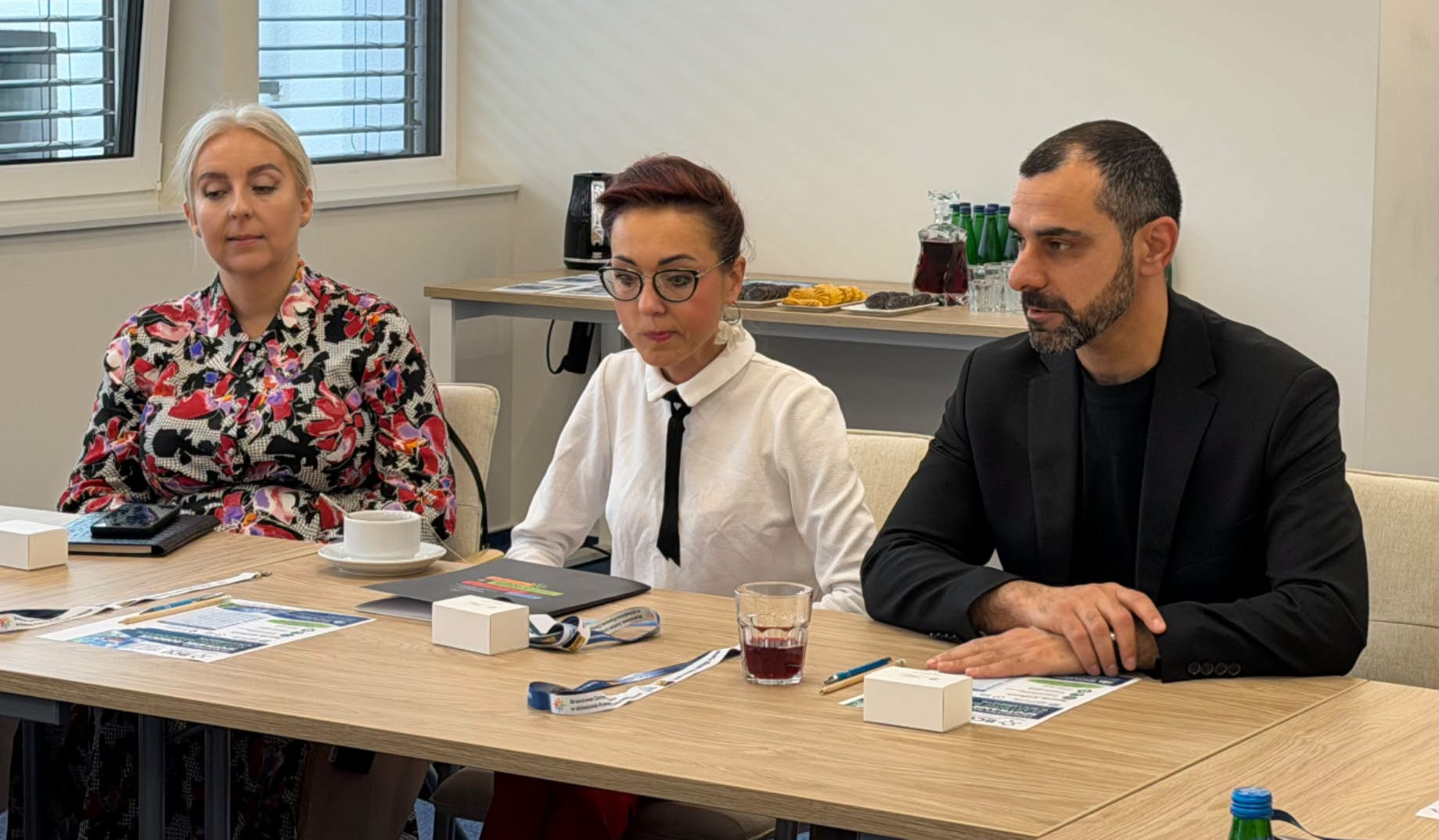 Spotkanie robocze klastrów branżowych w Branżowym Centrum Umiejętności w dziedzinie przemysłu chemicznego w Policach. 