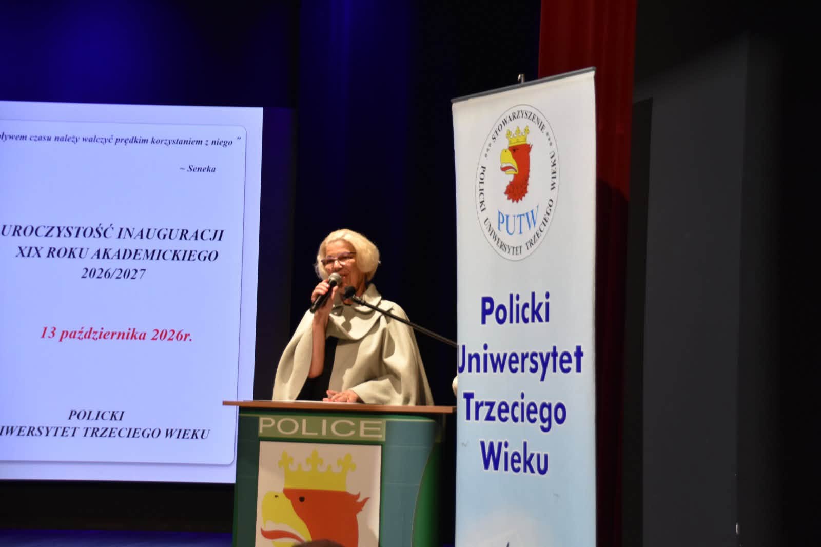 Inauguracja roku akademickiego Polickiego Uniwersytetu Trzeciego Wieku w Policach