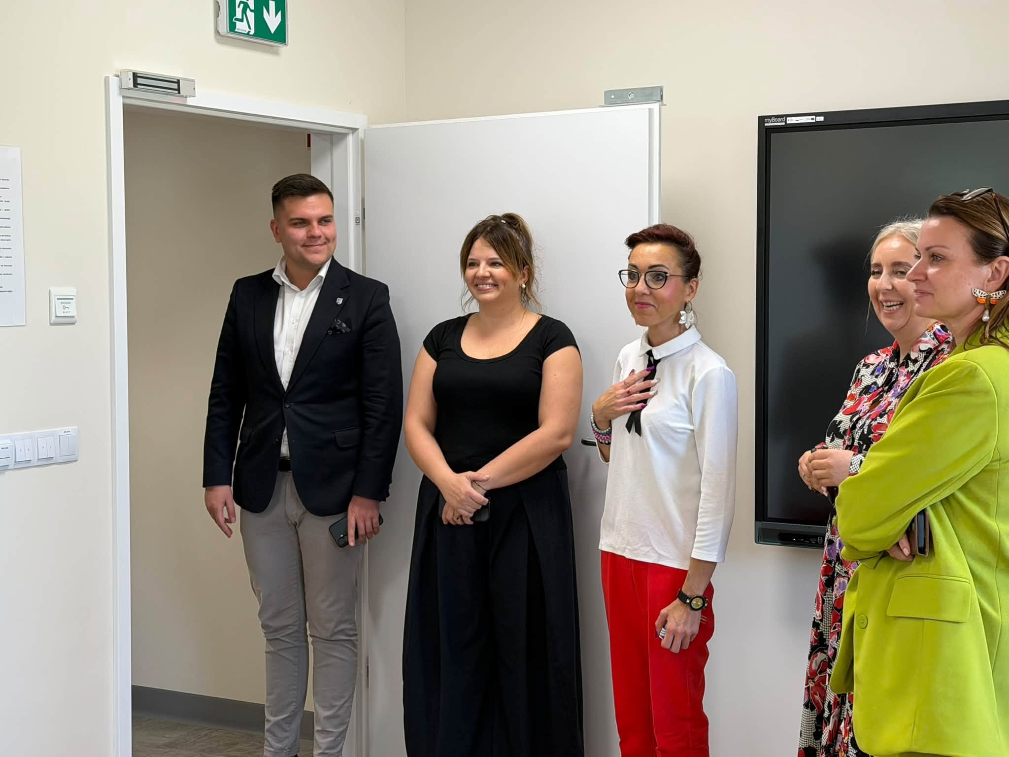 Spotkanie robocze klastrów branżowych w Branżowym Centrum Umiejętności w dziedzinie przemysłu chemicznego w Policach. 