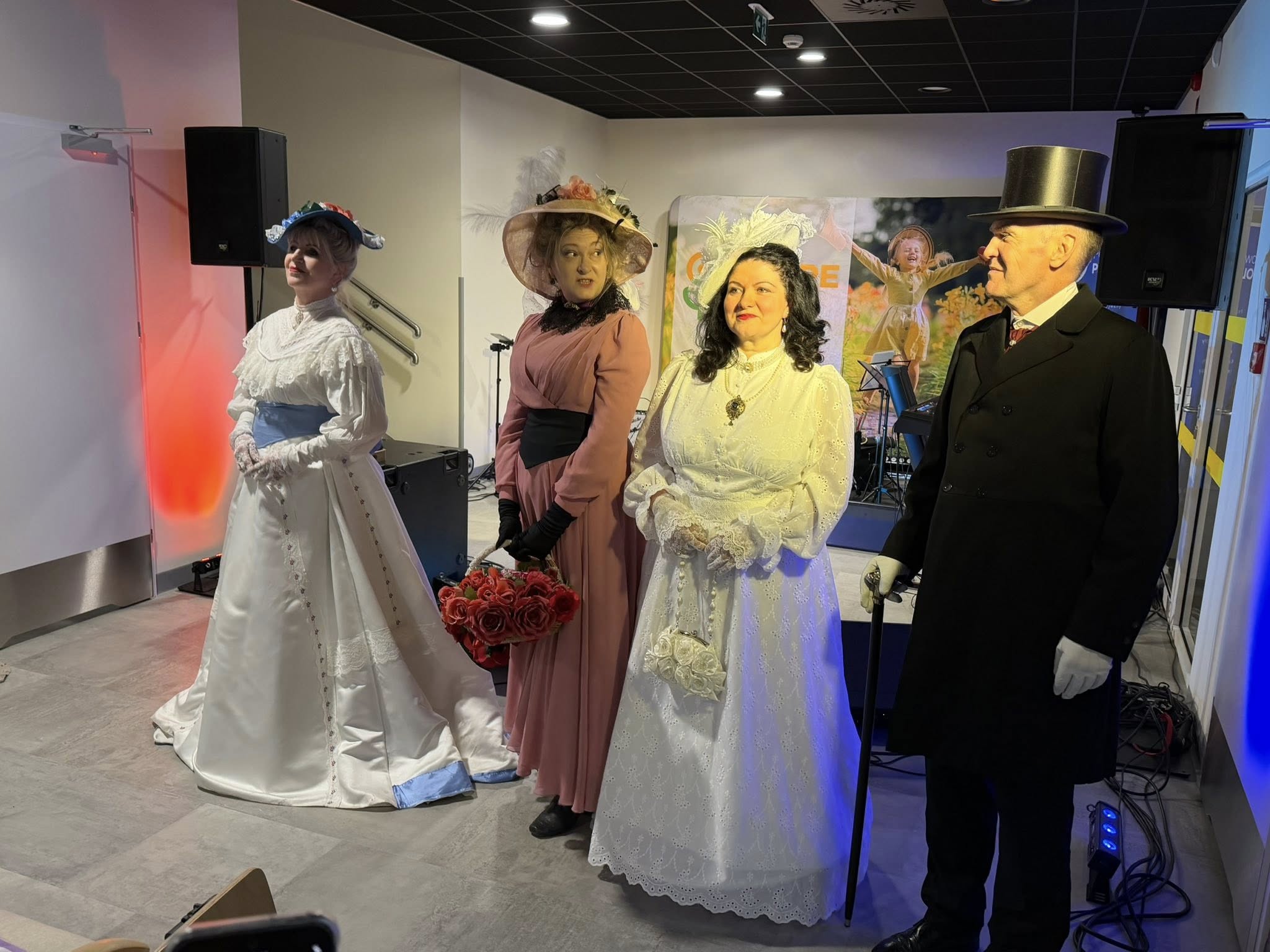 Przygotowania do występu