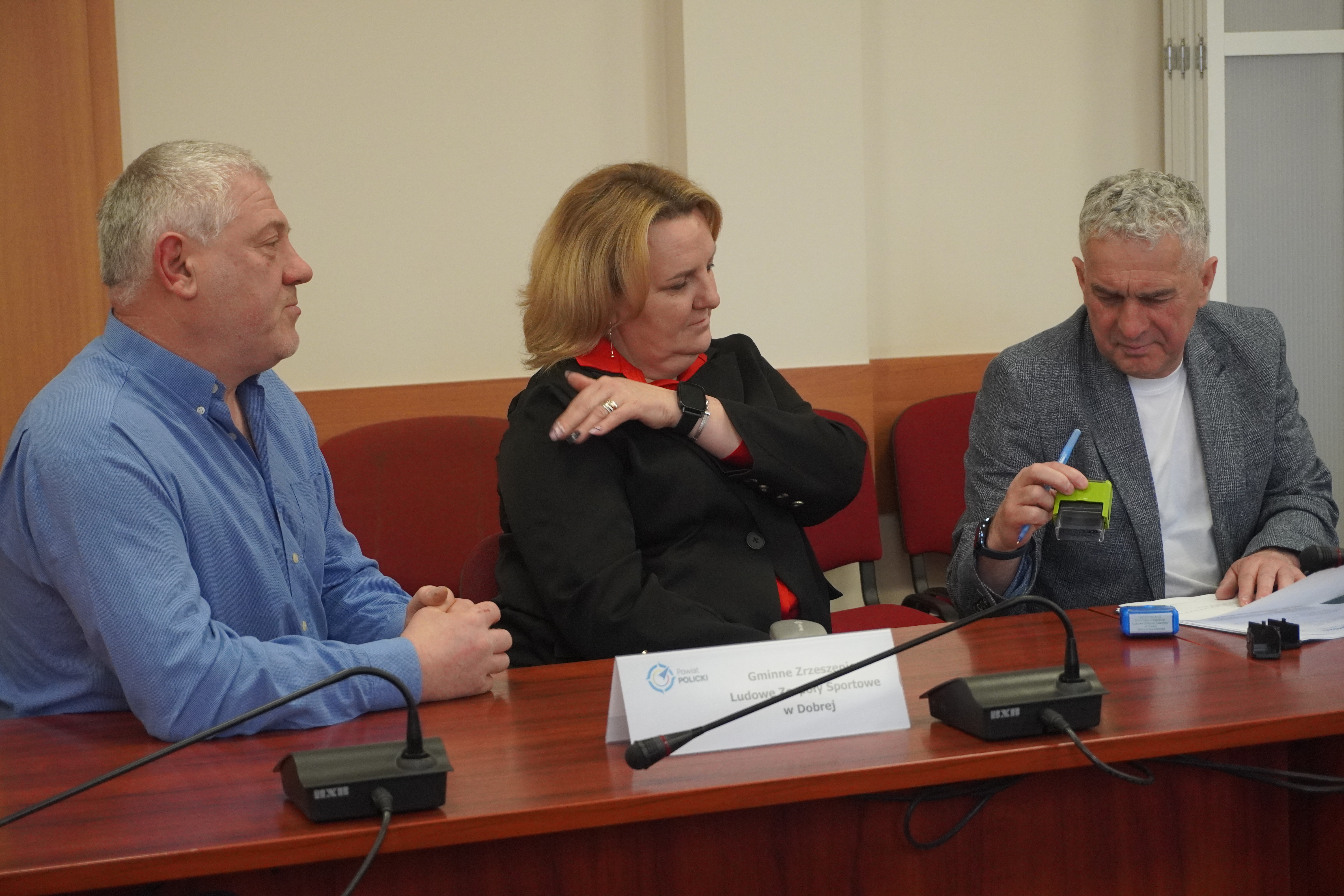 Podpisanie umów Kompas na Powiat Policki