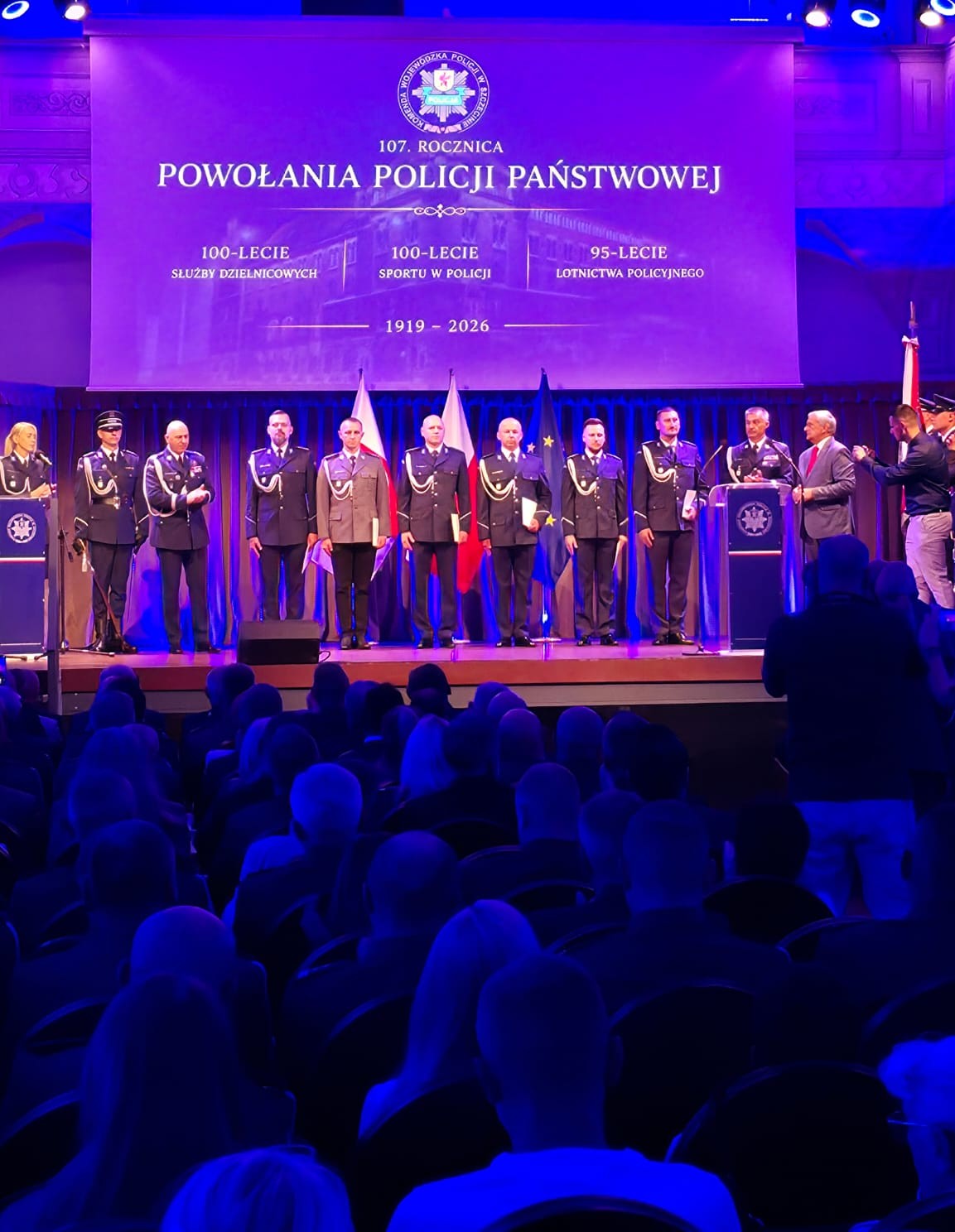 Nagrodzeni podczas święta policji