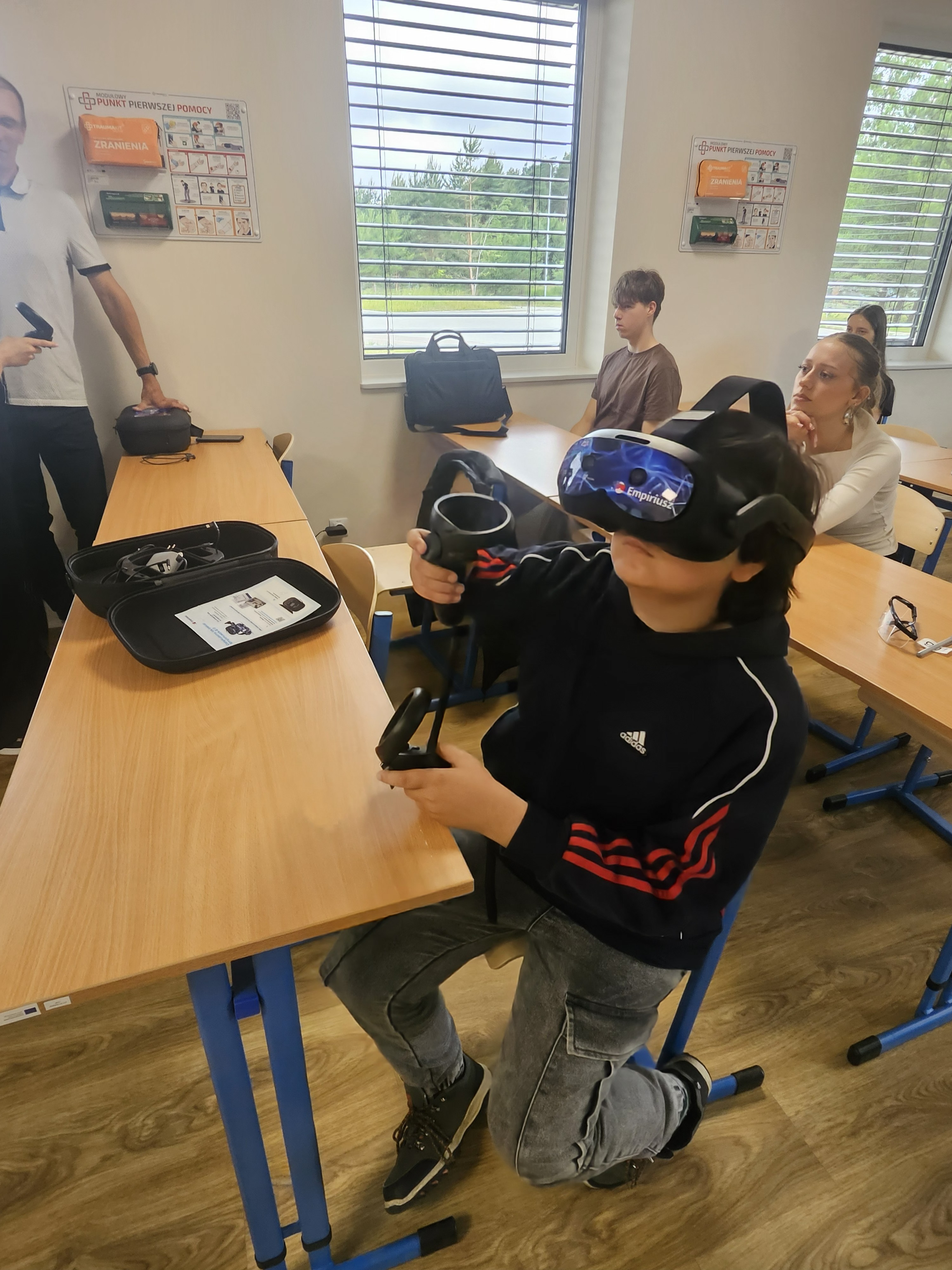 zajęcia z wykorzystaniem gogli VR