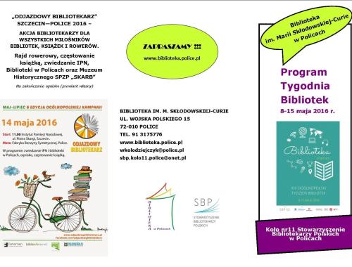 Ogólnopolski Tydzień Bibliotek'2016