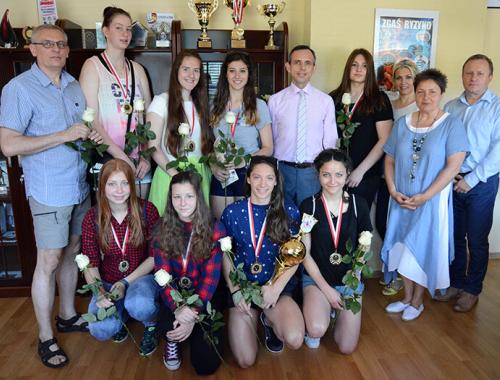 Mistrzynie Polski z wizytą w Urzędzie