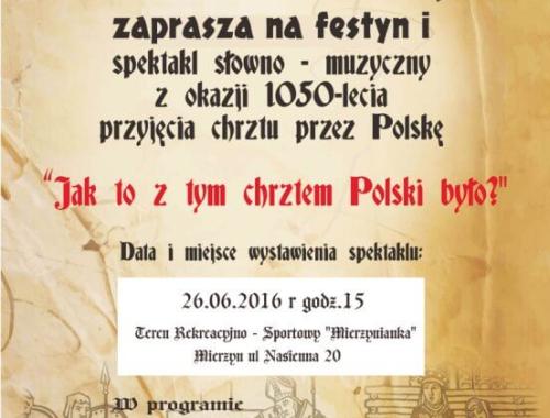 Festyn w Mierzynie - zapowiedź