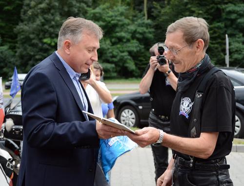 Podziękowanie dla Stowarzyszenia "Sokół" Police