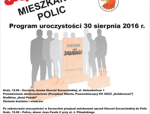 Przed nami uroczystości z okazji 36. rocznicy podpisania Porozumień Sierpniowych.