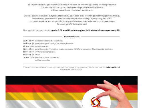 Konferencja z okazji 25-lecia podpisania Traktatu