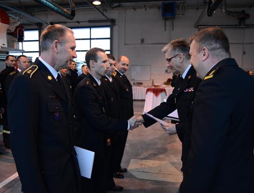 Przedświąteczne spotkanie w Komendzie Powiatowej Państwowej Straży Pożarnej