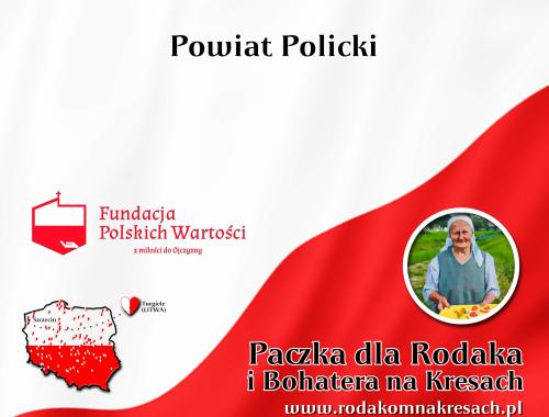 Podziękowanie dla Powiatu Polickiego