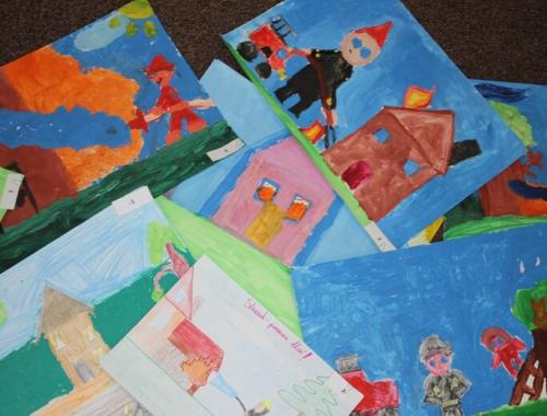 Wyniki eliminacji powiatowych Ogólnopolskiego Konkursu Plastycznego dla Dzieci i Młodzieży pod hasłem „25 lat PSP – Profesjonalni, Sprawni, Pomocni”