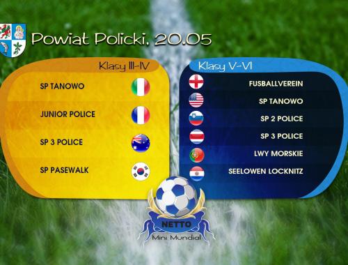 Netto Mini Mundial w Powiecie Polickim 20 maja