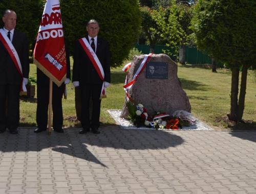 Odsłonięcie tablicy rotmistrza Pileckiego