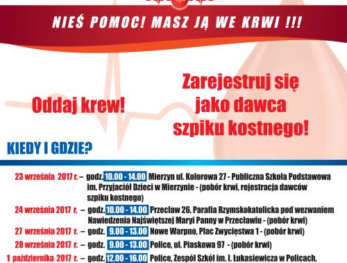 Zaczynamy III Powiatowy Tydzień Czerwonej Krwinki