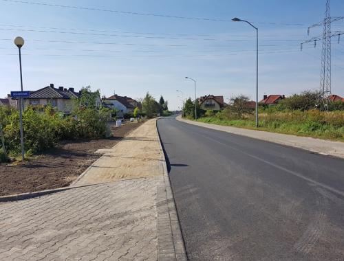 Zakończyła się przebudowa ulicy Długiej w Mierzynie