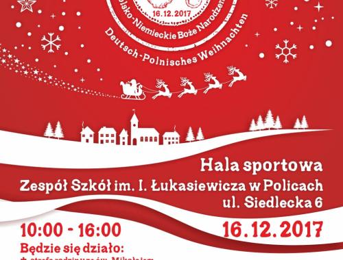Polsko-Niemieckie Boże Narodzenie w Policach    - zapraszamy