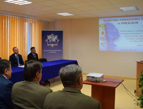 Komenda Powiatowa Policji w Policach podsumowała 2017 rok