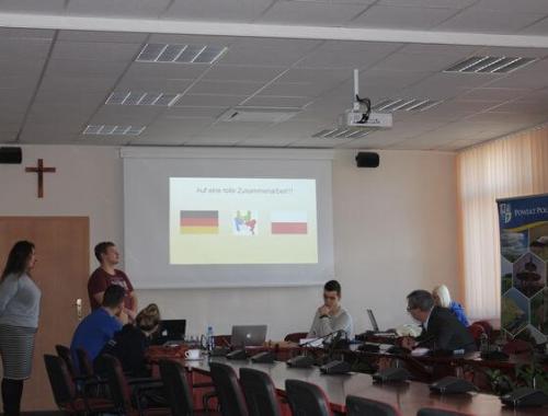 Spotkanie Samorządowej Rady Niemieckiej z Greifswaldu z Młodzieżową Radą Regionu w Policach