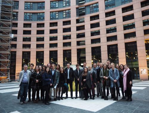 Uczniowie Zespołu Szkół w Policach z wizytą w Parlamencie Europejskim