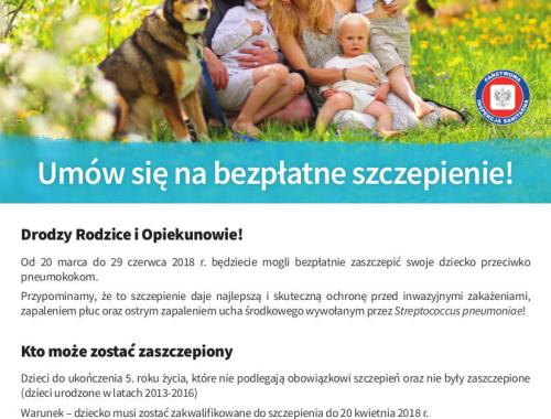 Umów się na bezpłatne szczepienie!
