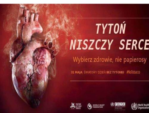 Światowy Dzień bez Tytoniu – 31 maja 2018r.
