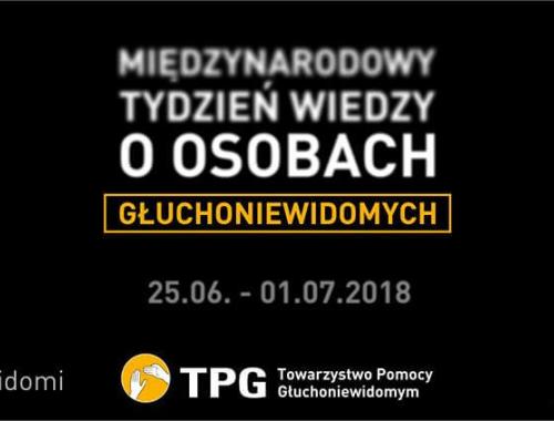 Międzynarodowy Tydzień Wiedzy o Osobach Głuchoniewidomych