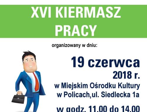 Zapraszamy na XVI Kiermasz Pracy "Szansa na lepszą przyszłość"