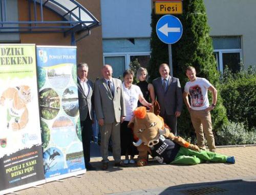 Niecodzienny gość w Starostwie