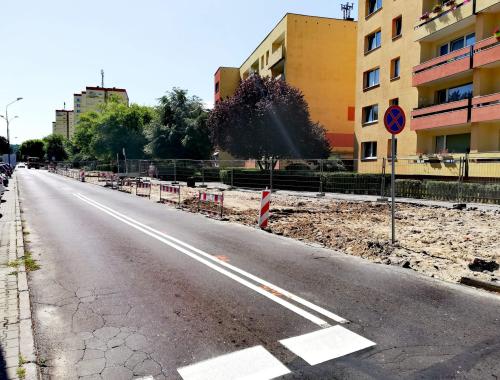 Przebudowa ulicy Zamenhofa w Policach