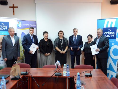 Podpisano list intencyjny pomiędzy Powiatem Polickim, a Grupą Azoty Zakłady Chemiczne Police S.A.