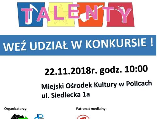 "Talenty 2018" - Weź udział w konkursie