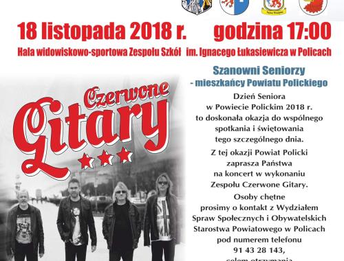 Czerwone Gitary zagrają podczas Powiatowego Dnia Seniora!