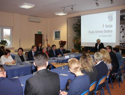 I sesja Rady Gminy w Dobrej kadencji 2018-2023