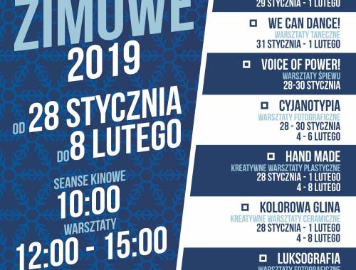 Ferie zimowe w Miejskim Ośrodku Kultury w Policach