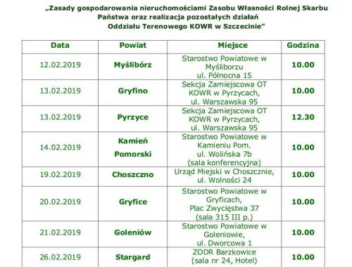 Ruszyły spotkania z rolnikami w Zachodniopomorskim