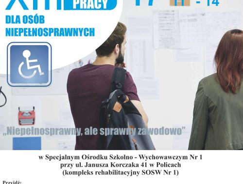 Zapraszamy na XIII Giełdę Pracy dla Osób Niepełnosprawnych