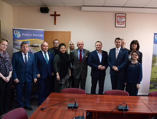 Spotkanie Starosty Polickiego i Starosty Powiatu Vorpommern-Greifswald