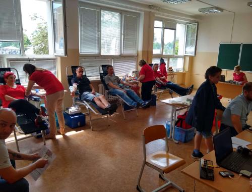 Akcja "Powiatowego Tygodnia Czerwonej Krwinki" w Policach