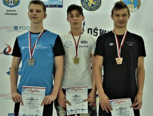 Zawodnik IUKP "Wodnik" Police Mistrzem Polski na 50 metrów stylem motylkowym