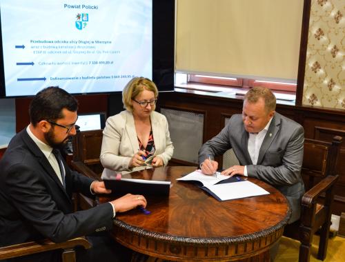 Podpisano umowę na dofinansowanie II etapu przebudowy ul. Długiej w Mierzynie