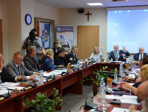 XI sesja Rady Powiatu w Policach