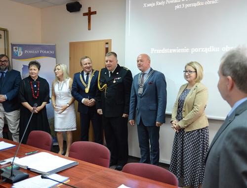 Komendant Powiatowy Państwowej Straży Pożarnej w Policach przechodzi na emeryturę