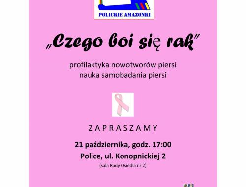 "Czego boi się rak"