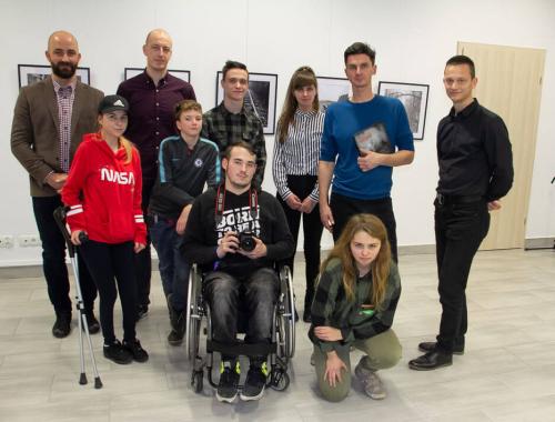 Uczniowie SOSW nr 1 w Policach uczestniczyli w dwóch wernisażach