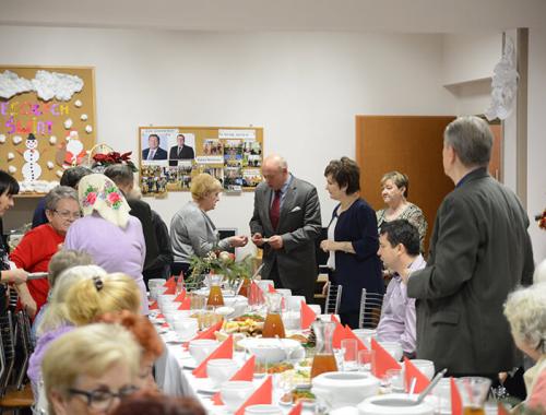 Spotkanie wigilijne w Radzie Osiedla nr 1 w Policach
